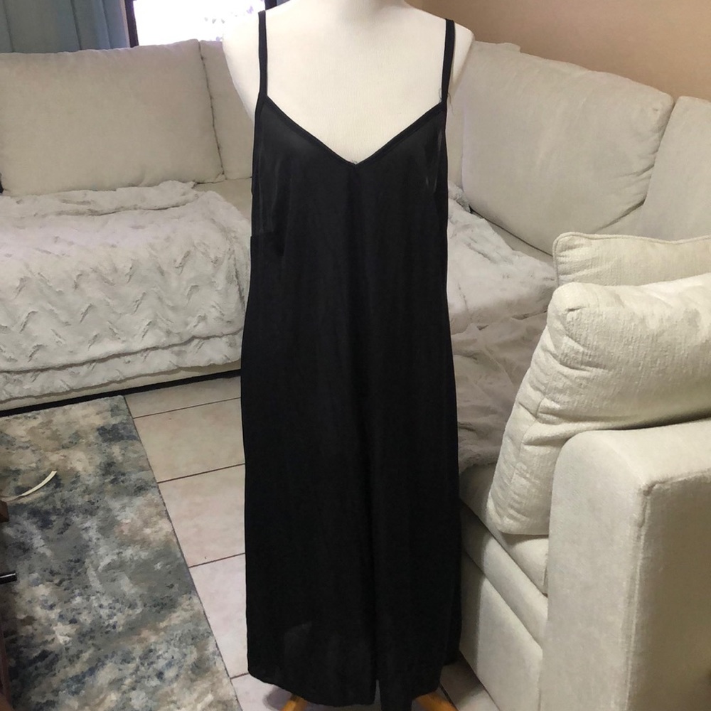 Womens Plus Maxi Slip Dress